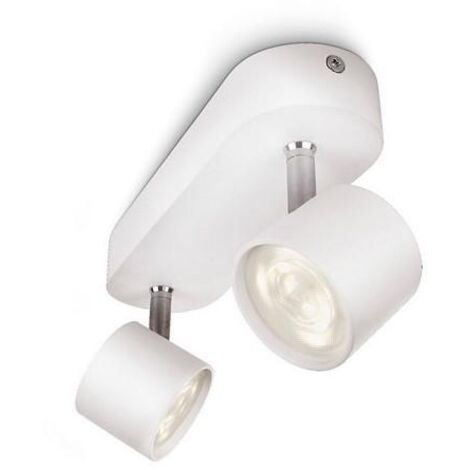 Spot de plafond LED My Living Star Gris métallisé à 2 lumières - 562424816