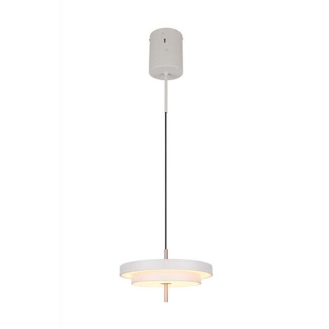 Lampe suspendue de salle à manger CCT à intensité variable LED grise réglable en hauteur (1/5)