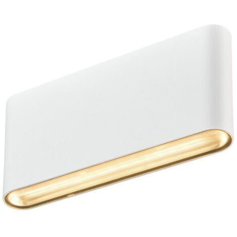 Spot mural LED Oval 18 Haut et bas - blanc - 1007145