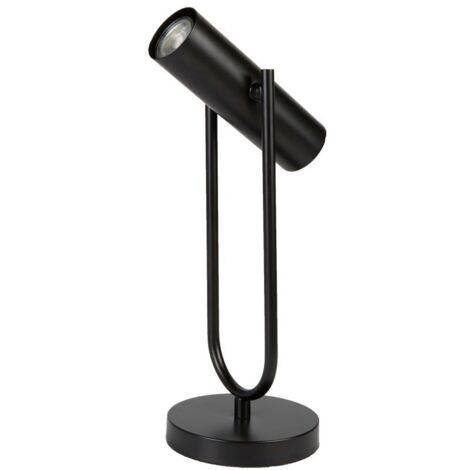 Lampe de table design salle de travail lecture veilleuse lampe noir projecteur pivotant (1/3)