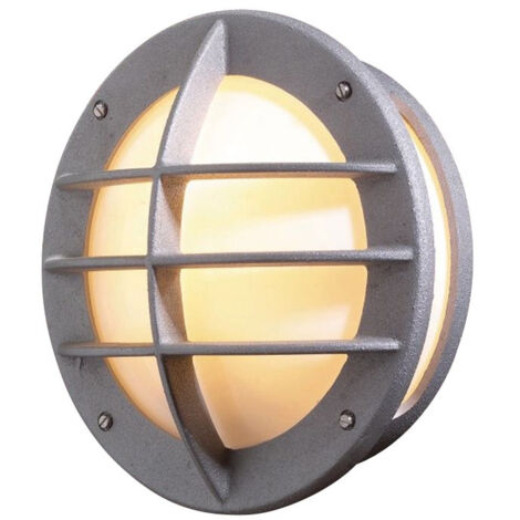 Konstsmide Oden Applique murale d'extérieur classique en aluminium gris, IP23 (1/3)