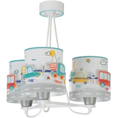 LÚZETE - SUSPENSION 3 LUMIÈRES BABY TRAVEL (1/5)