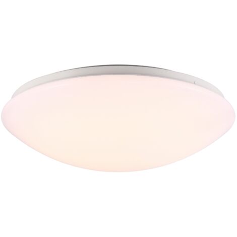 Plafonnier blanc Ask Ø 36cm - 3000K avec capteur - 45386501 (1/3)