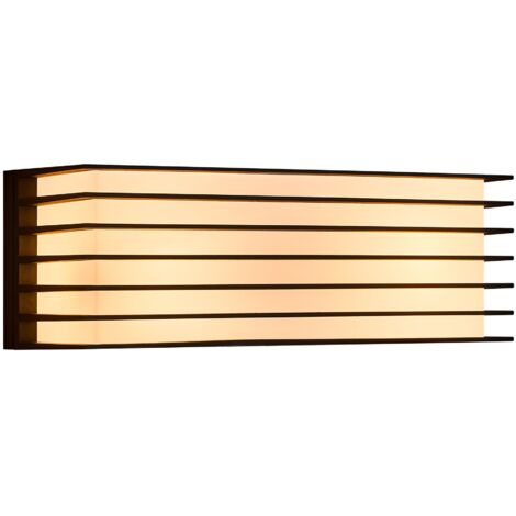 Applique murale FLUCTUS 28 Métal Noir, H.10 - IP44 - E27 /Nordlux Extérieur