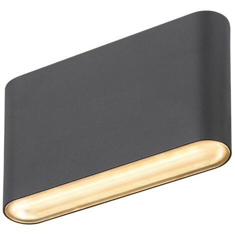 Applique murale noire LED OVAL 14 WL 2700/3000 K 6W - SLV 1007142