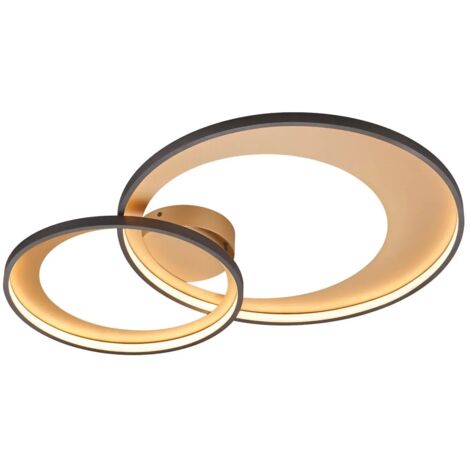 Plafonnier led 36w 4300lm 3000k noir matdore - trio - granada 14328479 14328479 14328479 (1/5)