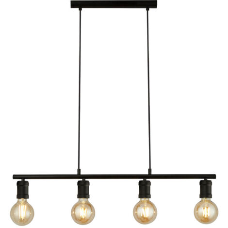 Searchlight Dance Luminaire suspendu à 4 lumières, noir sable (1/3)