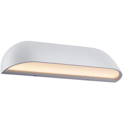 Applique murale FRONT 26 Métal Blanc, H.6.8 - IP44 - LED Module /Nordlux Extérieur (1/4)