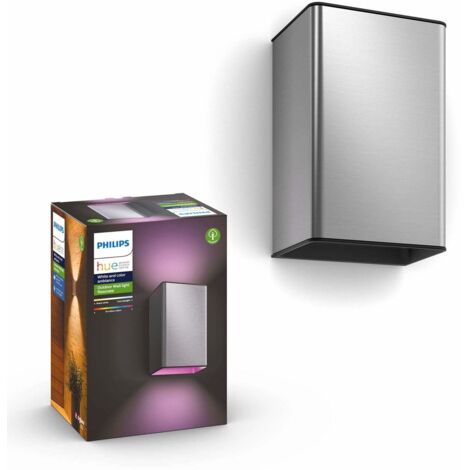 Philips Hue Resonate Applique Murale Extérieure Inox