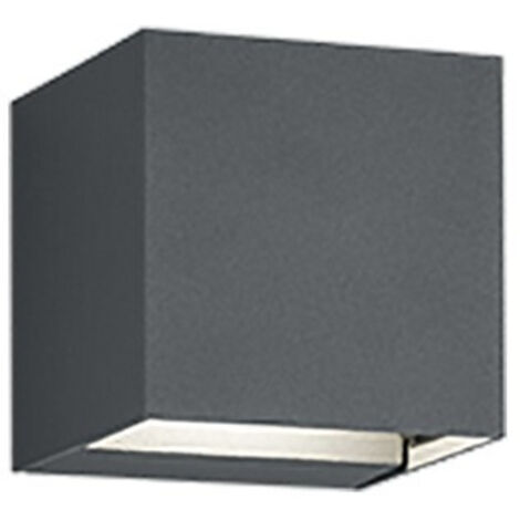Applique Murale Cubo Anthracite Double Led Adaja IP54 Trio Lighting (1/4)