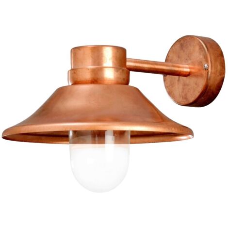 Konstsmide Vega Applique d'extérieur dôme classique cuivre LED 8W, IP54 (1/3)