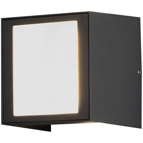 Konstsmide Cremona Applique Murale Extérieure Moderne Up Down Anthracite 3x 3W LED Haute Puissance, IP54 (1/3)