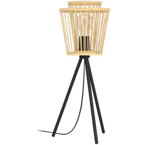 Lampe de table en bois Hykeham 57 cm de haut - 43854 (1/3)