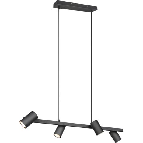 Lampe suspendue Marley 4x GU10 Noir - 302400432 (1/5)