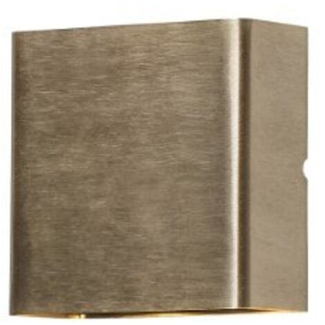 Konstsmide Chieri Exterieur Moderne Up Down Applique 2x 2 LED Laiton, IP54 (1/3)