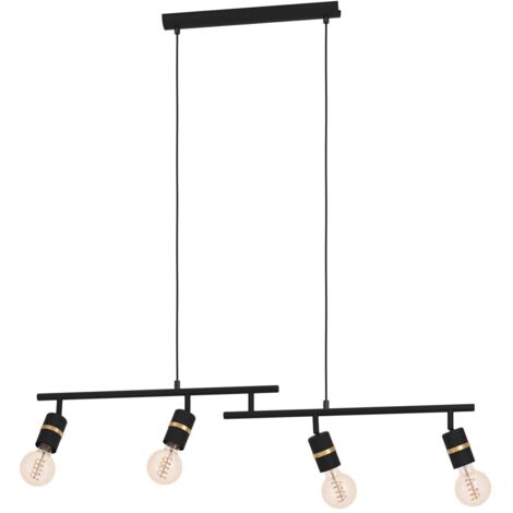 Lampe suspendue Lurone E27 4x10w L: 100cm B: 5cm H: 110 cm Dimmable (1/5)