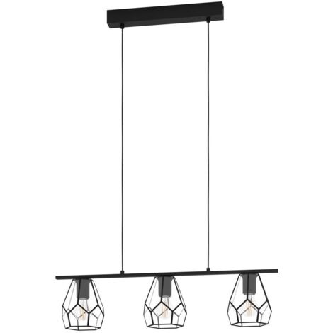 Suspension EGLO Mardyke Noir 3xE27 40W (1/5)