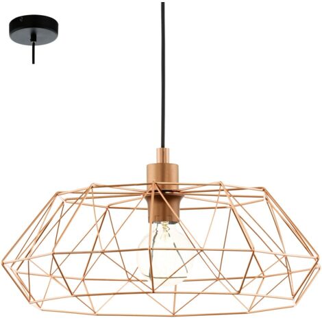 Suspension large géométrique Carlton 2 D45 cm - Cuivre - Cuivre (1/5)