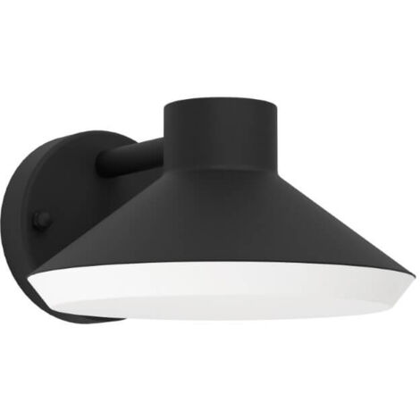 Lampe murale Ninnarella Steel Black Gu10 1x4.6w IP44 L: 20,5 cm H: 11cm (1/3)