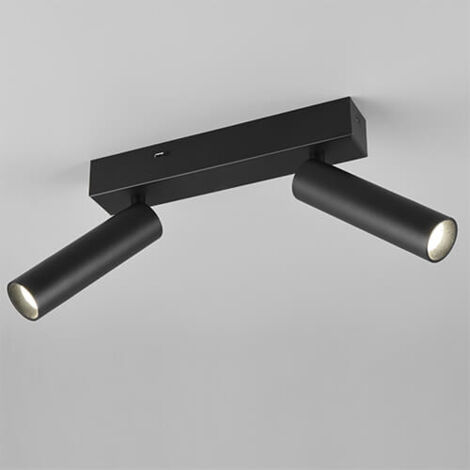 Spot de plafond fin Ambala 2x LED - noir - 849210232 (1/3)