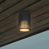 Plafonnier - ALUDRA - Aluminium - Seaside anthracite - E27 DESIGN FOR THE PEOPLE 2118006250
