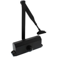 Ferme-porte Closura avec bras ciseaux DR 122 noir - 0023.480122