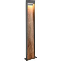 Lampadaire Salmon Gris avec bois 100cm - 446960135