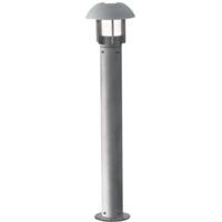 Konstsmide Heimdal Borne d'accès classique en aluminium gris pour extérieur, IP44
