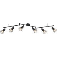 Globo - spot - Xara I - noir - métal - spot en saillie - E14 -