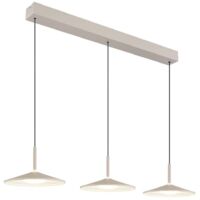 Suspension 3 lumières Lampone Design brun sable - 15635SA-3H