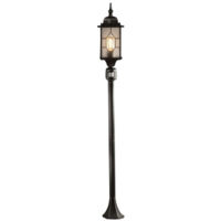 Konstsmide Milano Poteau de borne simple extérieur moderne noir, argent avec détecteur de mouvement, IP43