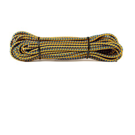 SNURO Corde élastique ronde (6mm, 10m, mélange de couleurs) - Qualité professionnelle - Résistante aux intempéries et réutilisable - Charge de rupture 80kg - WLL 40kg