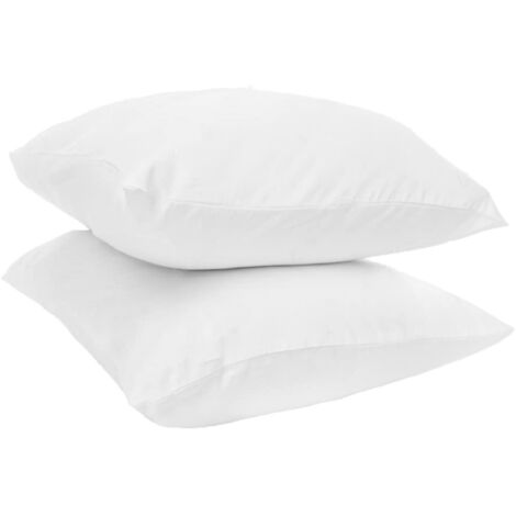 Coussins de Garnissage, 40 x 40 cm, Ultra Gonflant, Coussin Canapé, Coussin à Recouvrir, Rembourrage Coussins (Blanc) - Lot de 2 Coussins