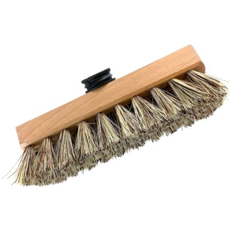 1 Brosse en chiendent, conçue pour un nettoyage Efficace et Polyvalent - Pour balai lave pont - Brosse de 22 cm