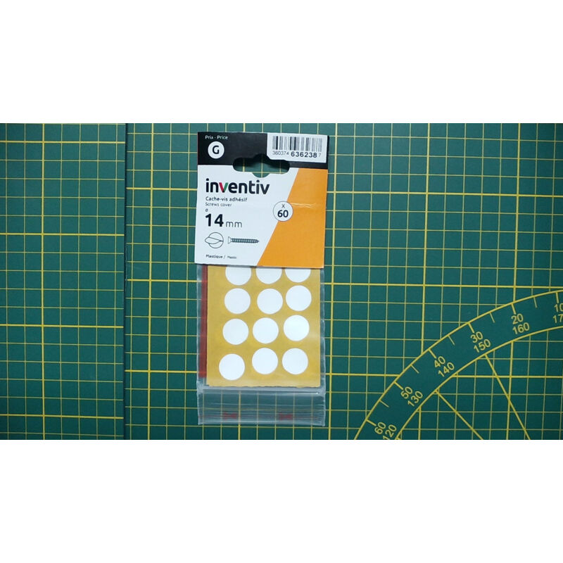 Cache-vis Adh&eacute;sifs Pin (blister 20 Unit&eacute; - Bricolage