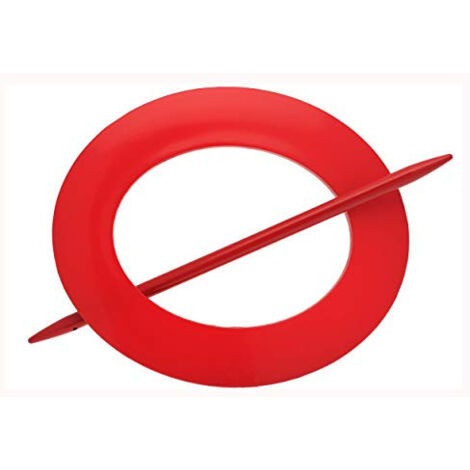 1 Embrasse PVC Ovale - Rouge Glossy (1/2)