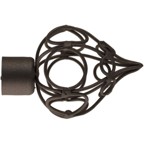 Embout Riad Ateliers28 - Graphite Ø20 mm (1/2)