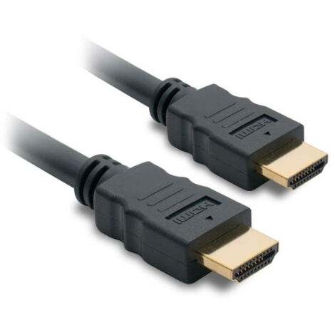 Câble HDMI 4K haute vitesse 1m50 – Connecteurs rotatifs 360° – Triple blindage pour protection accrue – Compatible TV et consoles – Metronic