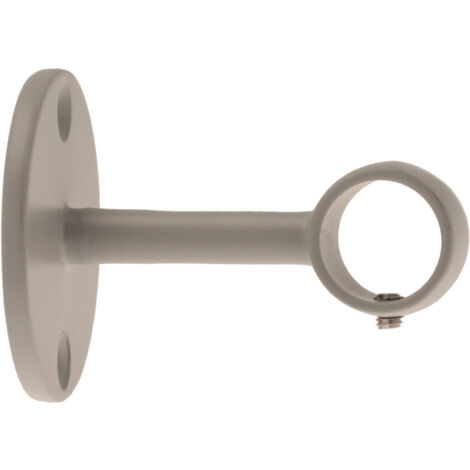 2 support plafond ou Tête de Lit  - Gris Galet Mat - 5CM - Diamètre 16 (1/5)