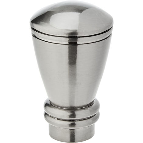 Embout Tringle Rideaux Cylindrique Gris Anthracite Ateliers 28 (1/4)
