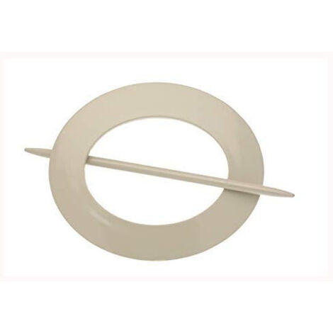 1 Embrasse PVC Ovale - Lin (1/2)