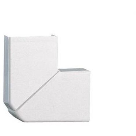 Legrand – Angle plat variable pour moulure 40 x 16 mm – Plastique durable – Angle 85° à 95° – Fixation par collage ou vis – Finition soignée