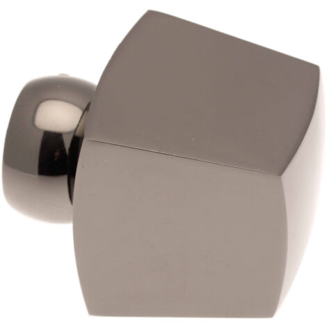 1 Embout Cube - Argent Vieilli - Diamètre 28 (1/3)