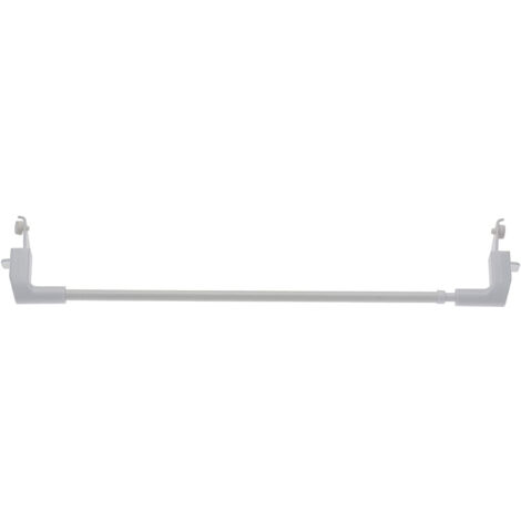 Tringle à vitrage extensible 80-110 cm – Aluminium blanc – Installation sans perçage – Compatible fenêtres PVC – Ateliers 28 - Ateliers28