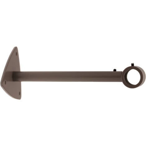 1 Support Mur Réglable - Taupe - 9-14CM - Diamètre 20 (1/3)