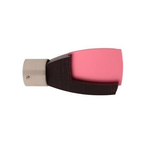 Embout Rideau Atelier 28 Retro D28 Wengé/Rose (1/2)