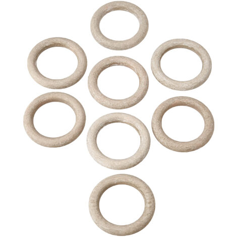 Anneaux Bois Déco Ateliers 28 (8 pièces) (1/4)