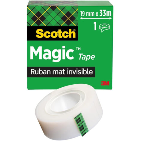 Scotch Magic Tape Ruban Adhésif Transparent 19mm