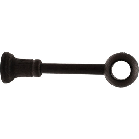 1 Support Long Réglable Trad. - Chêne Wengé - 9-18CM - Diamètre 28 (1/3)