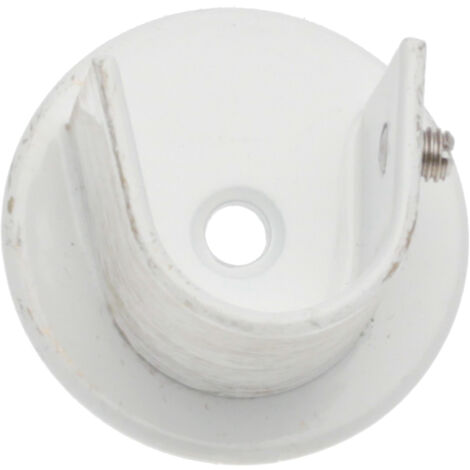 1 Support Entre-Murs - Blanc Patiné Or - Diamètre 20 (1/4)